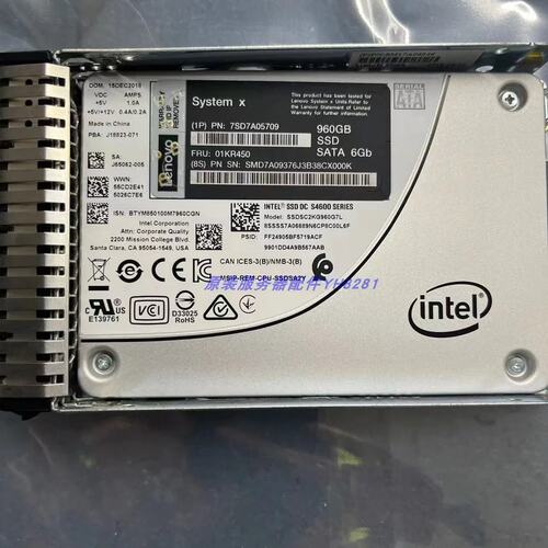 7SD7A05709 01KR450 960G SATA SSD 2.5 S4600企业级固态硬盘议价