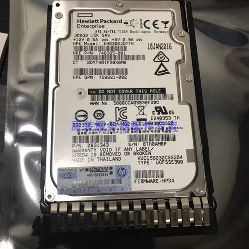 300GB 12G SAS 15K 2.5 SFF 759208-B21 759546-001 硬盘议价