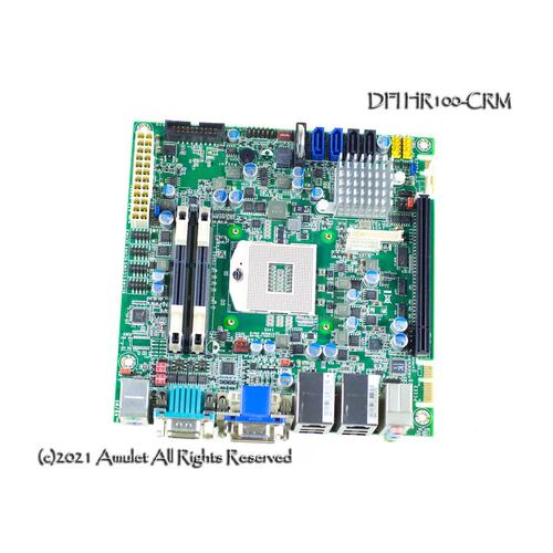 DFI/友通HR100-CRM， QM67 ITX 17x17cm工控船用嵌入式主板，议价