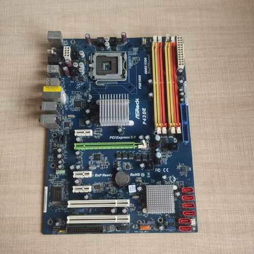华擎P43DE主板775针DDR2 P43芯片组议价
