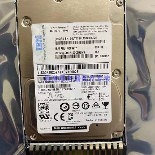 盒包 00E9972 00LY178 4096 00FJ025 300G 15K 2.5 S822L议价