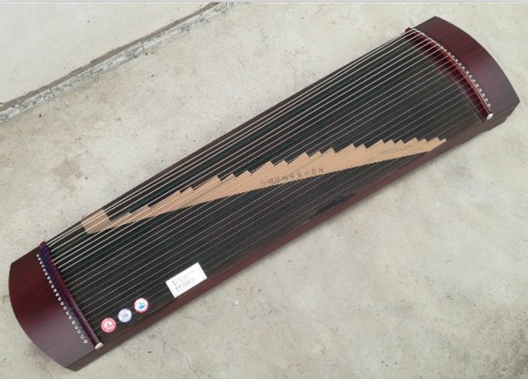 正品扬州灵韵古筝紫檀黑檀素面130小古筝163标准专业初学演奏正品