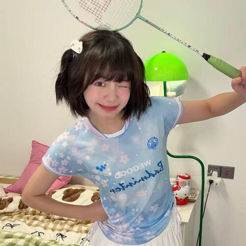 WEGOGO“樱花”小飞袖羽球服