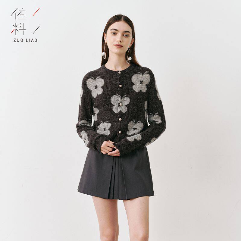 佐料女装zdb3s396女士马海毛开衫