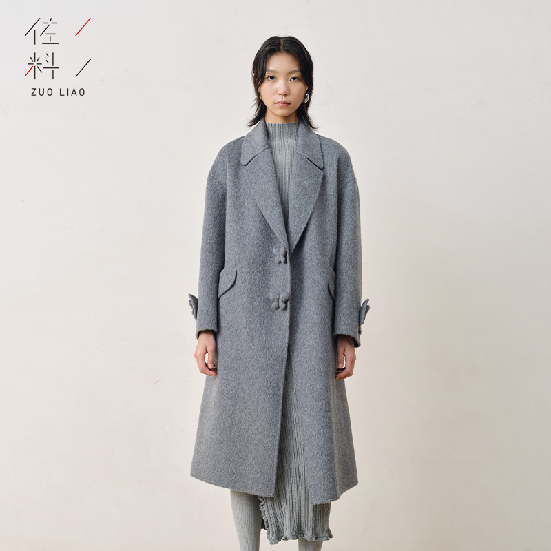 佐料女士毛呢大衣双面呢优雅气质