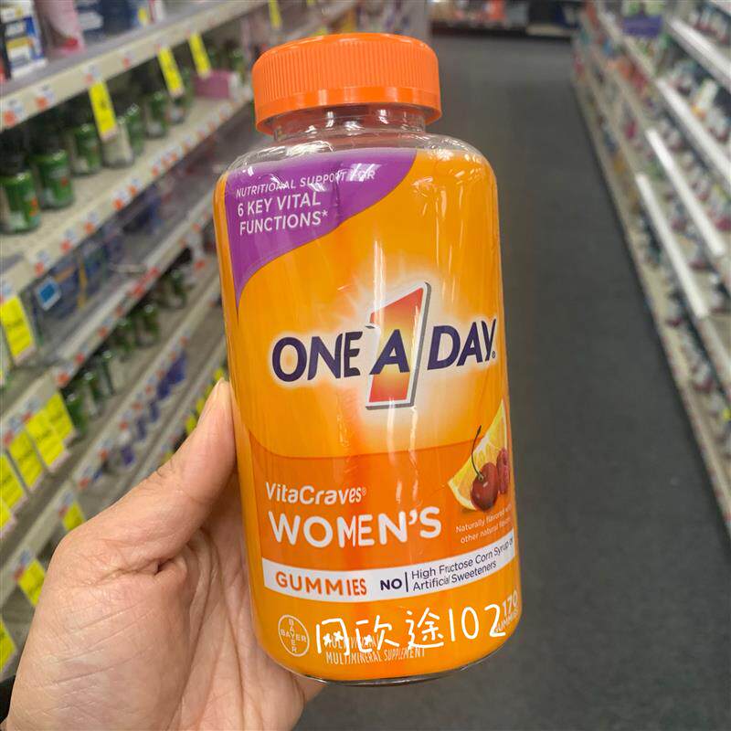 美国直邮/ One a day女士复合维生素软糖170粒买2包邮