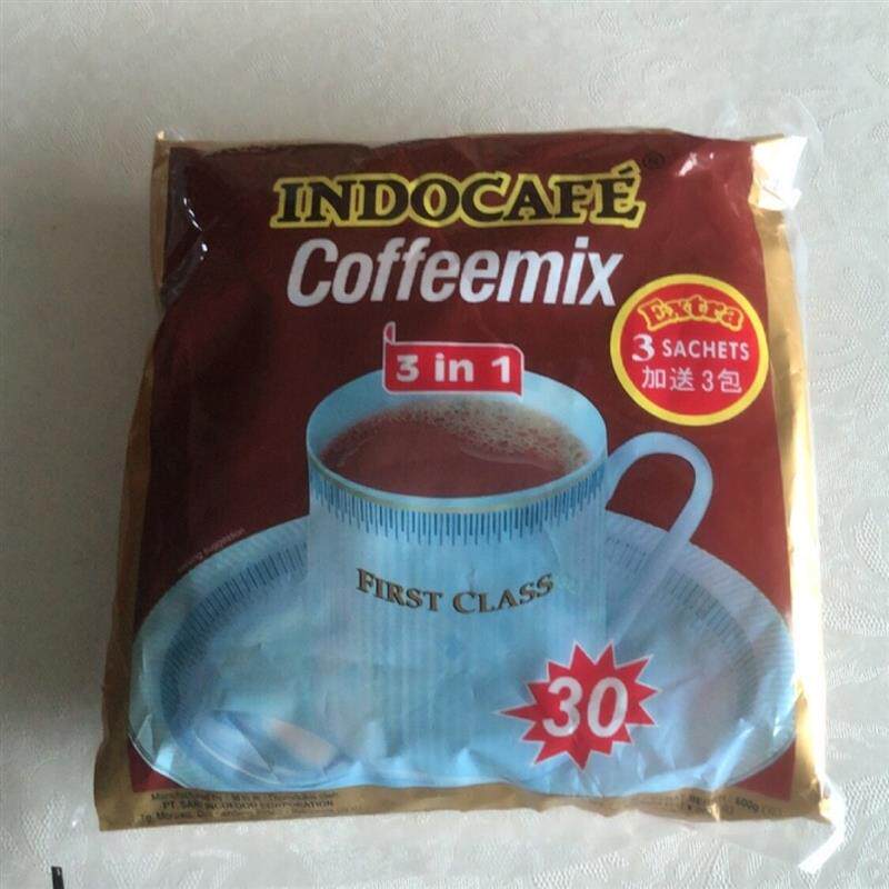 印尼进口INDOCAFE迎乐咖啡速溶原味三合一即饮咖啡提神咖啡粉加量