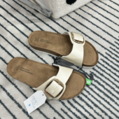 软木勃肯拖鞋 凉拖鞋 2024复古女凉鞋 懒人高颜值洋气一字拖鞋