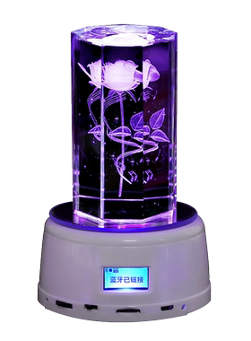 水晶球音乐盒diy定制生日礼物女