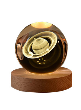 发光水晶球生日礼物红颜一笑卡通