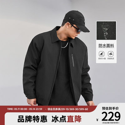 鹿家门简约运动轻薄外套棉服