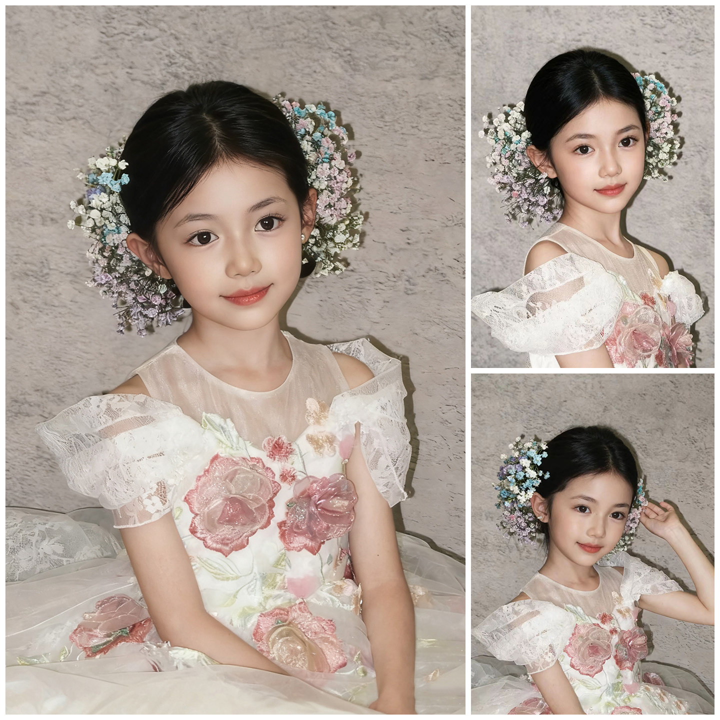 儿童摄影服装刘亦菲满天星主题影楼写真照3岁-12岁女童拍照衣服