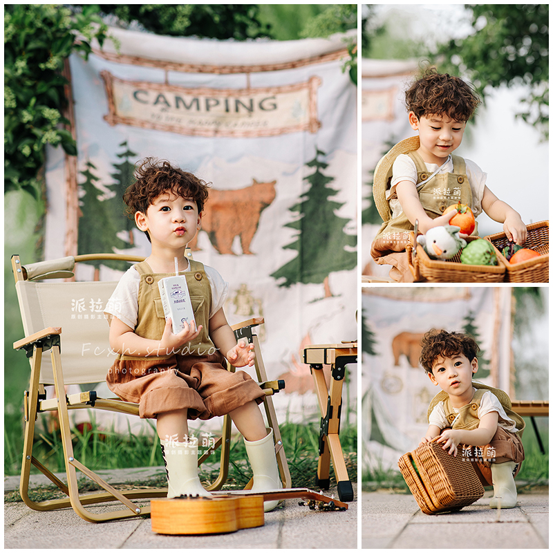 儿童摄影服装道具写真探险艺术照