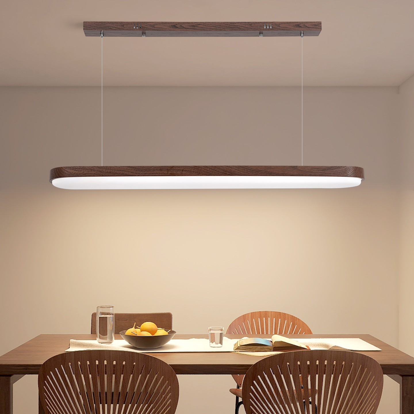 中古风餐厅吊灯2025年新款现代简约高级感直盘吧台餐厅灯复古灯具