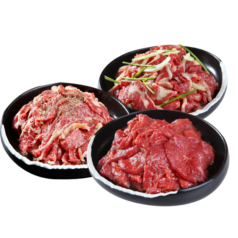 啊美丽烤肉套餐1500g烤牛肉组合