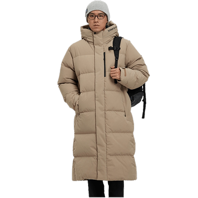 SANFO PLUS暗夜长款保暖Allied拒水鹅绒面包羽绒服19089