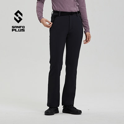 SANFO PLUS SPW-23033 燧石徒步暖绒软壳裤 女
