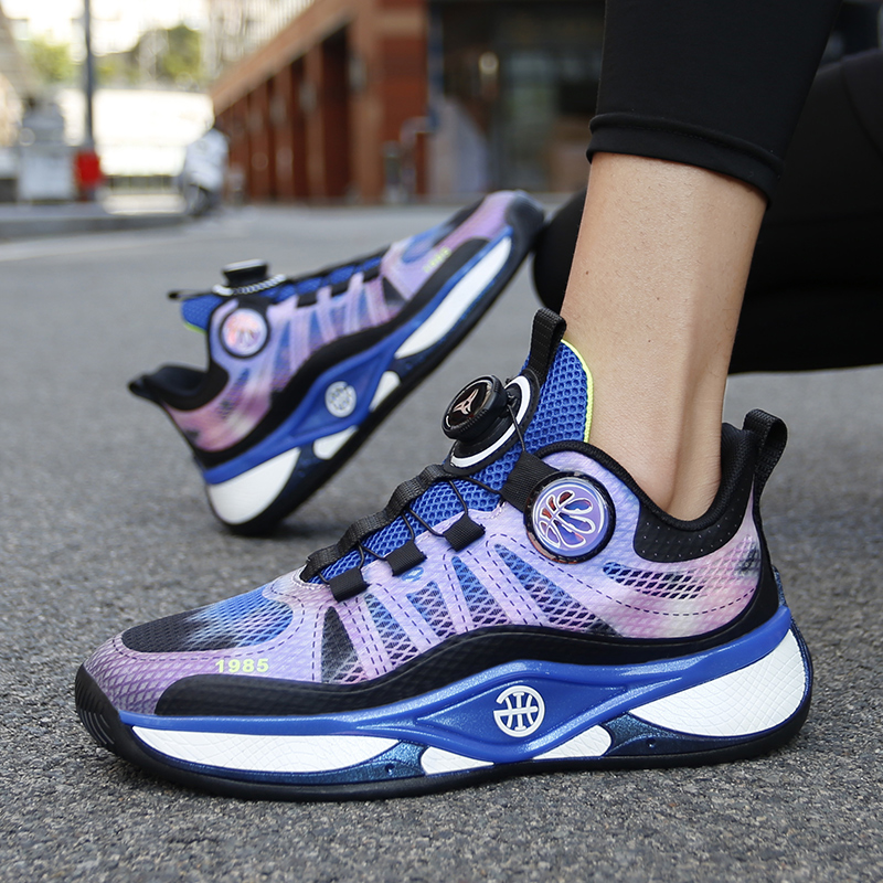 青少年运动鞋男孩2024新款网面透气防滑初中学生篮球鞋大童鞋男