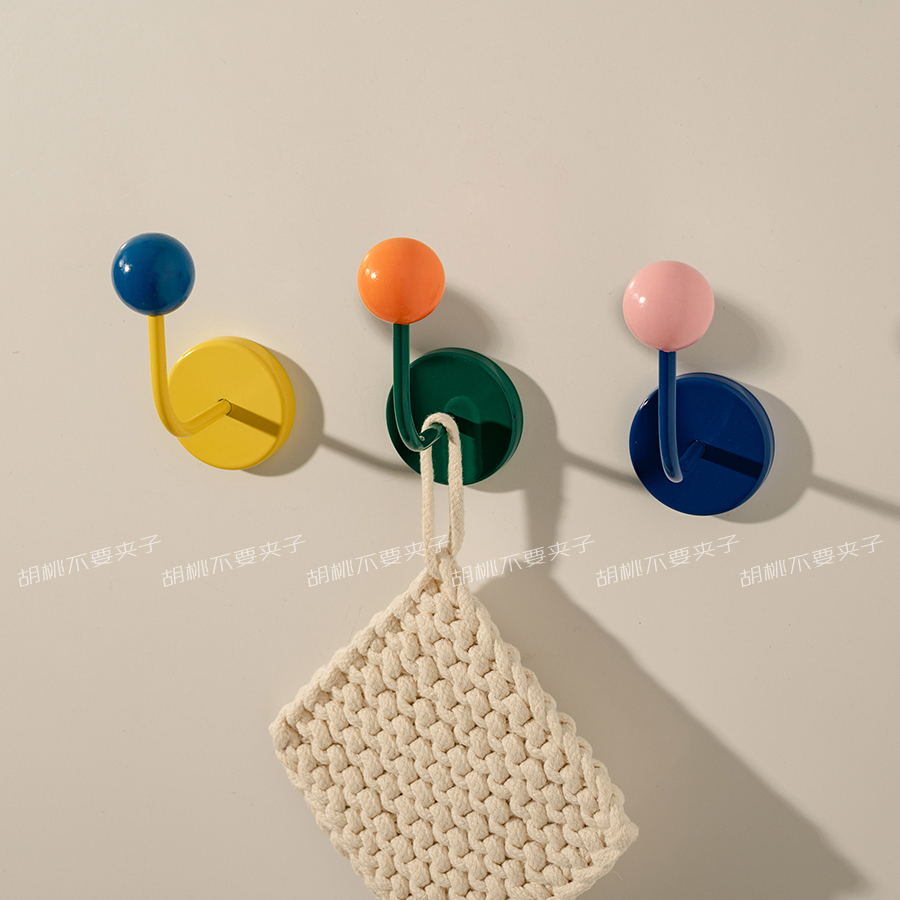 多巴胺磁吸挂钩冰箱贴免打孔磁铁