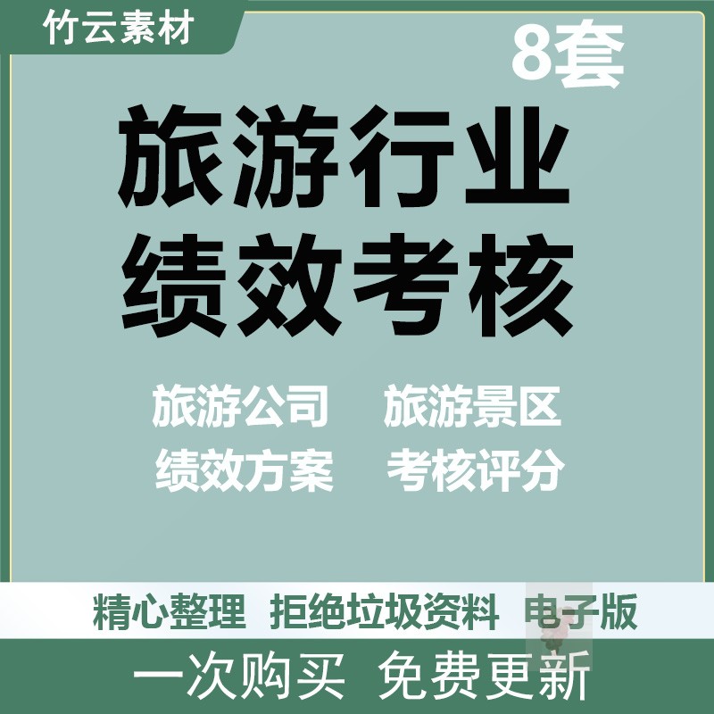 旅游开发公司景区旅行社景点销售员工绩效考核方案细则管理制度