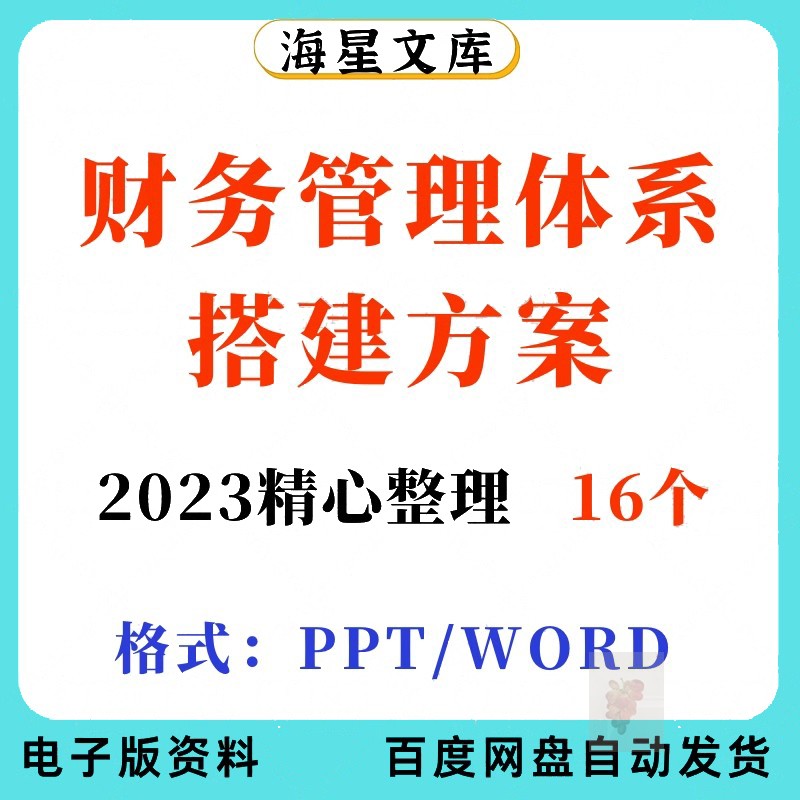 财务管理体系搭建方案建设组织架构分析重构体制架构文件制度建立