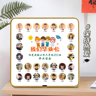 定制毕业照相框水晶摆台幼儿园照片小学初中班级集体合影合照挂墙