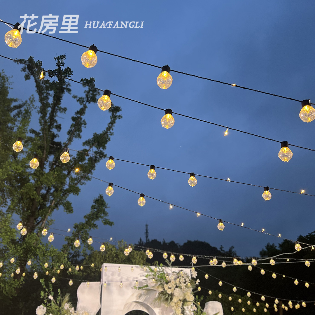 户外露营氛围灯天幕帐篷装饰灯串