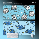 电竞鼠标垫超大号电脑桌垫定制卡通无畏契约滑鼠垫男生游戏专用