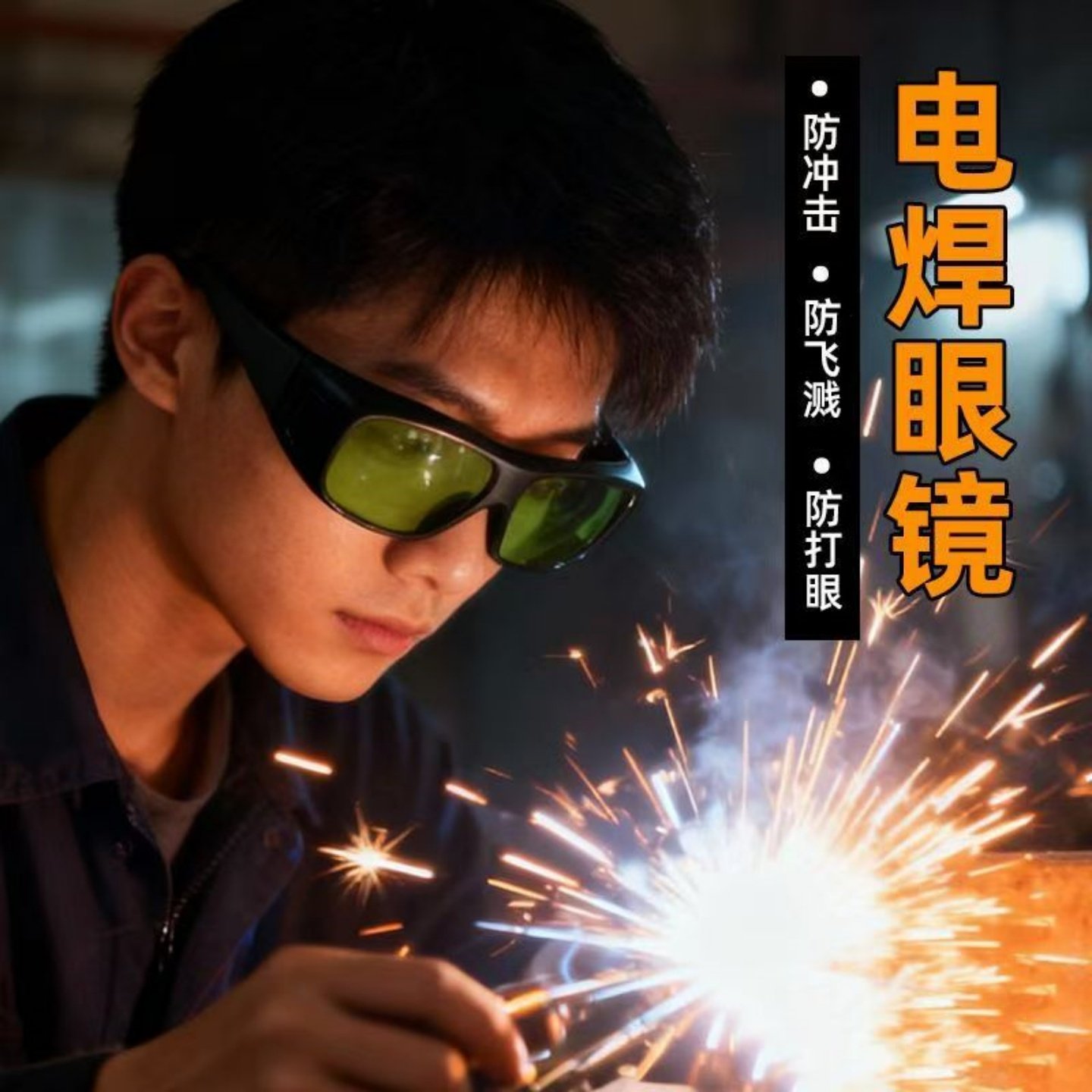 电焊眼镜焊工专用激光烧焊二保焊防强光紫外线打眼氩弧焊防护目镜