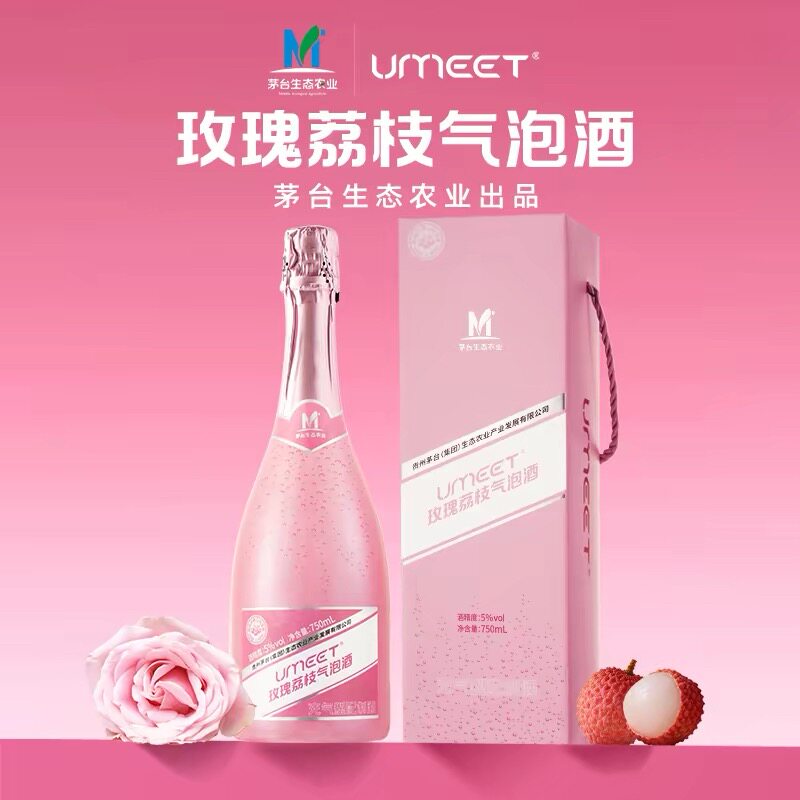 Umeet悠蜜微醺低度玫瑰荔枝果酒