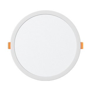 三色变光自由开孔面板灯超薄双色孔筒灯3寸4寸6寸圆形嵌入式孔灯