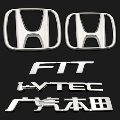 09-12 Chuyến bay Barmark Honda FIT LOGO trước và phía sau Logo mới phù hợp trước khi nhãn Mid-Net Hộp đuôi phía sau Logo dán decal xe oto decal dán xe ô to tải