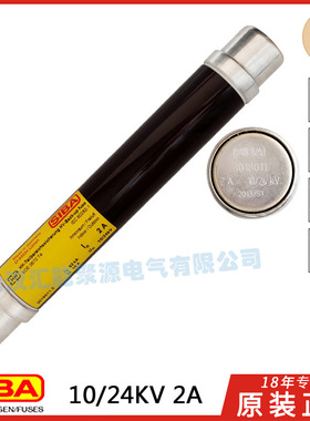 SIBA西霸6/12KV高压熔断器 D-44534 3034213 63/100A 电动机保护