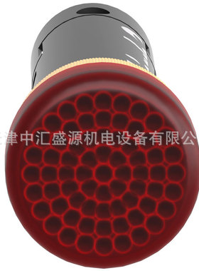 XVLA334单色警示灯红色24VAC/DC螺丝夹紧端子12mm指示灯XVLA334