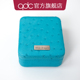 qdc蓝龙王耳机鸵鸟皮皮盒高端奢华定制耳塞盒防震防摔方形磁吸盒