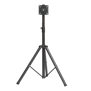 落地式显示器支架竖屏旋转触摸屏底座广告机直播展会立式电视挂架