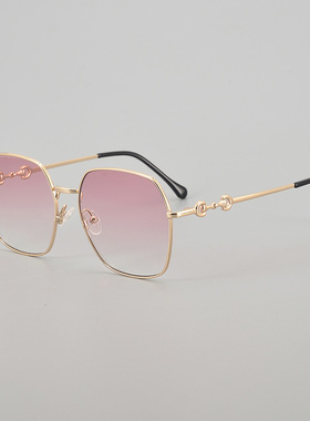 ANICALUXURY渐变粉色腮红墨镜