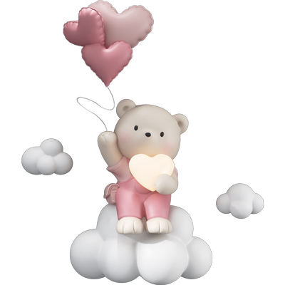 卧室床头可爱墙面装饰挂件灯