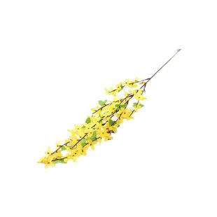 仿真迎春花 婚庆装饰摄影道具居家装饰单支绢布假花