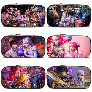 龙皓晨同人笔袋创意文具盒动漫神印王座二次元周边李馨陈樱儿网红ins风高颜值小众设计儿童多功能卡通铅笔袋