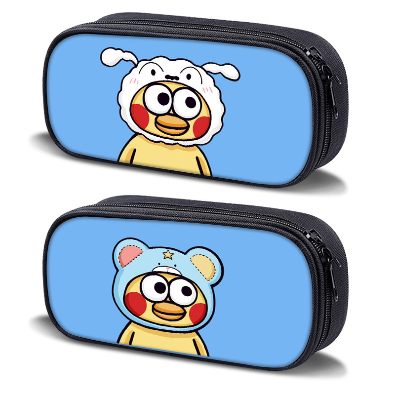 头像大容量大学恶搞小黑子高中生文具盒初中生小学生精美铅笔袋流行