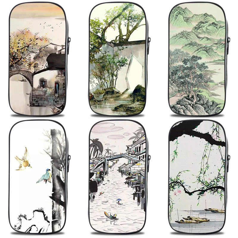 高颜值大学高中生精美文具盒初中生小学生个性创意铅笔袋流行收纳盒潮