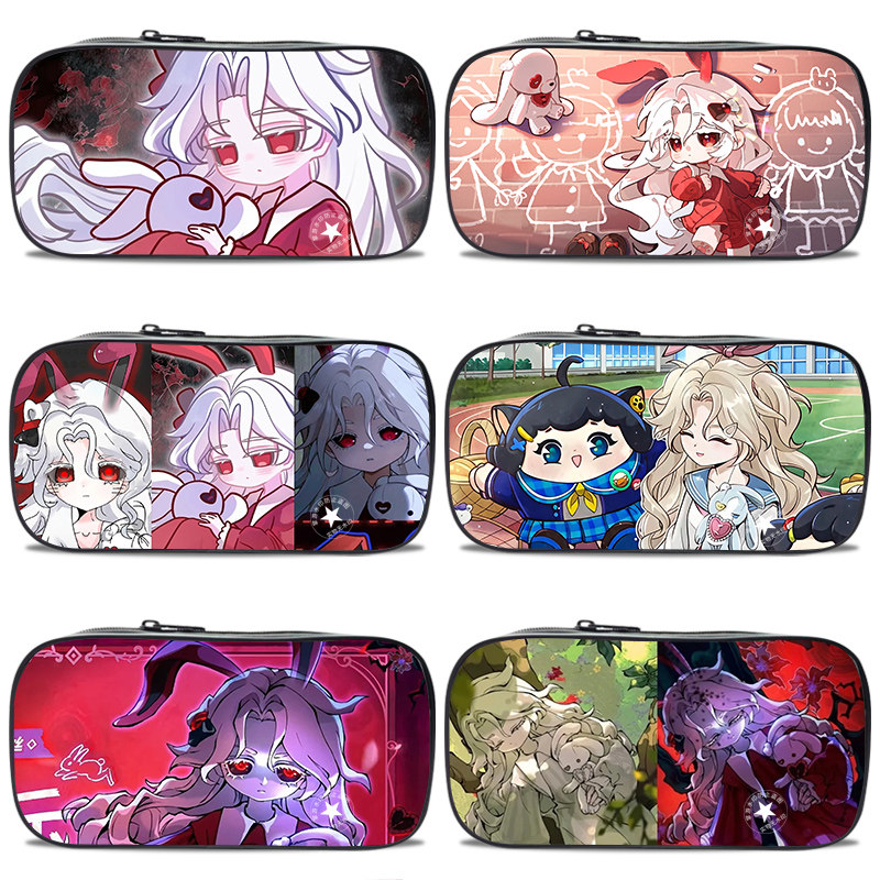 转校生桃乐丝卡通印花笔袋多功能铅笔盒蛋仔派对铅笔袋大容量收纳盒一