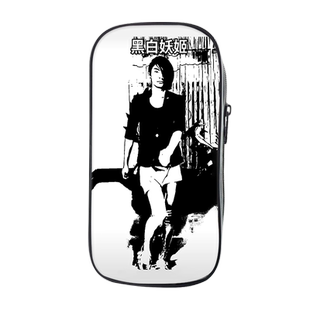 马嘉祺多功能笔袋帆布多层蓝色妖姬大容量创意卡通切尔西大学高中生文具盒初中生小学生儿童铅笔袋流行收纳盒