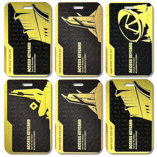 潮流国王房卡三角洲行动总裁会客厅东楼经理室钥匙卡套滑盖式公交地铁门禁卡带挂绳挂脖工作证厂牌防丢保护套