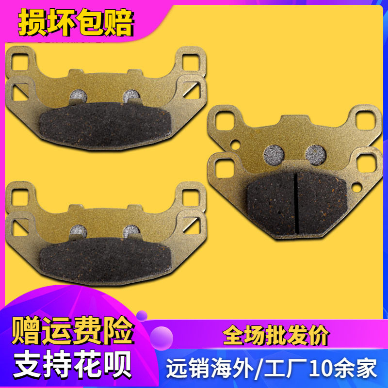 摩托车改装配件适用于KAWASAKI川崎ZXR250蝶灯250前后碟刹车片皮