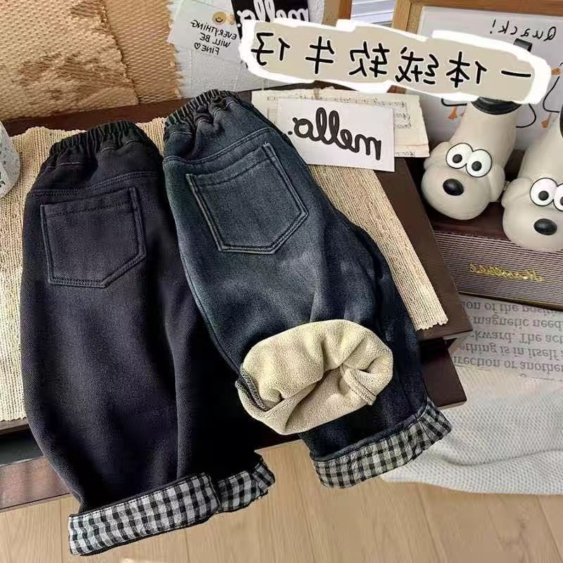 男童牛仔裤春秋款2025新款