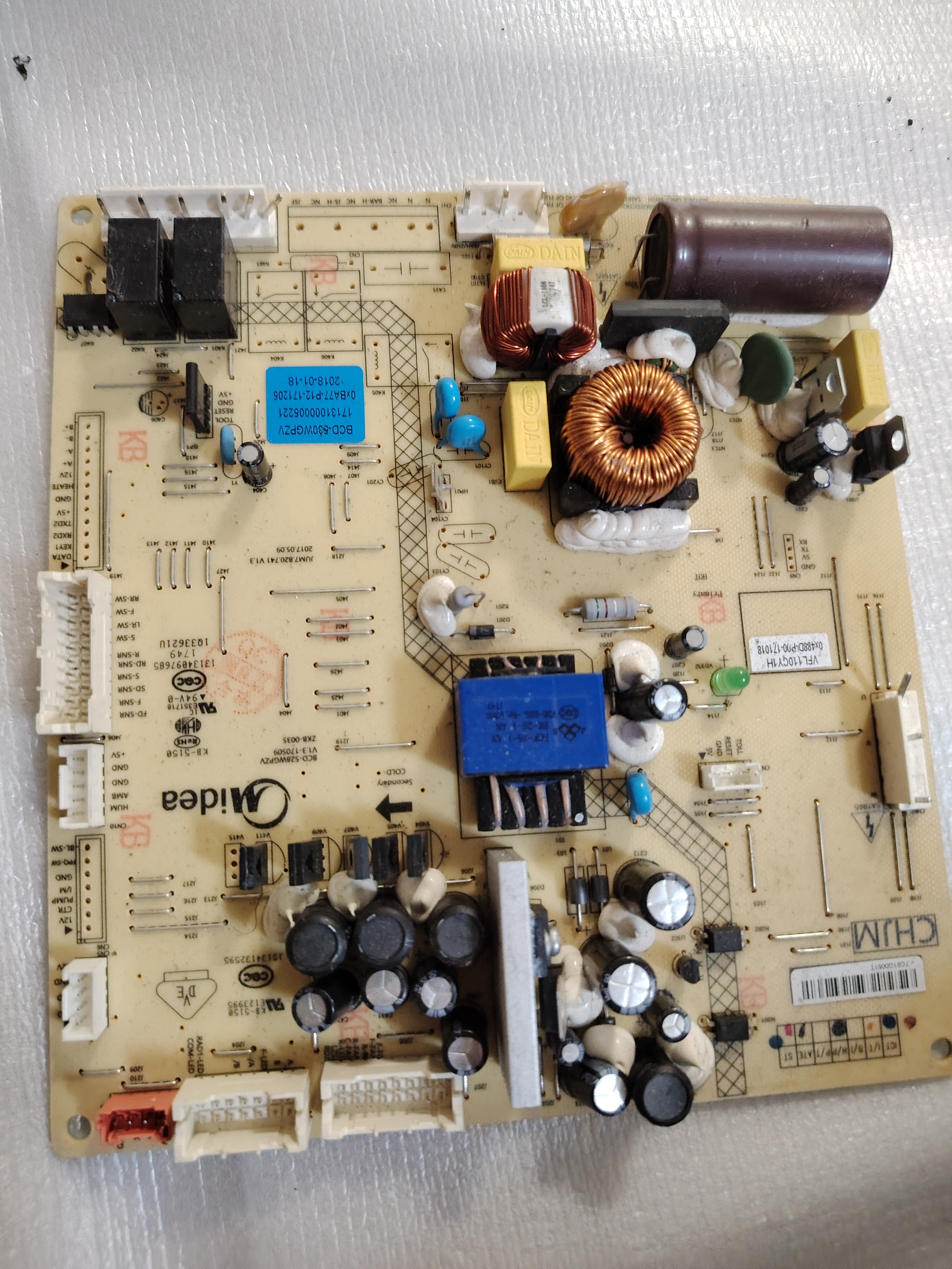 适用美的冰箱BCD-530WGPZV主板电源板电脑板17131000005221