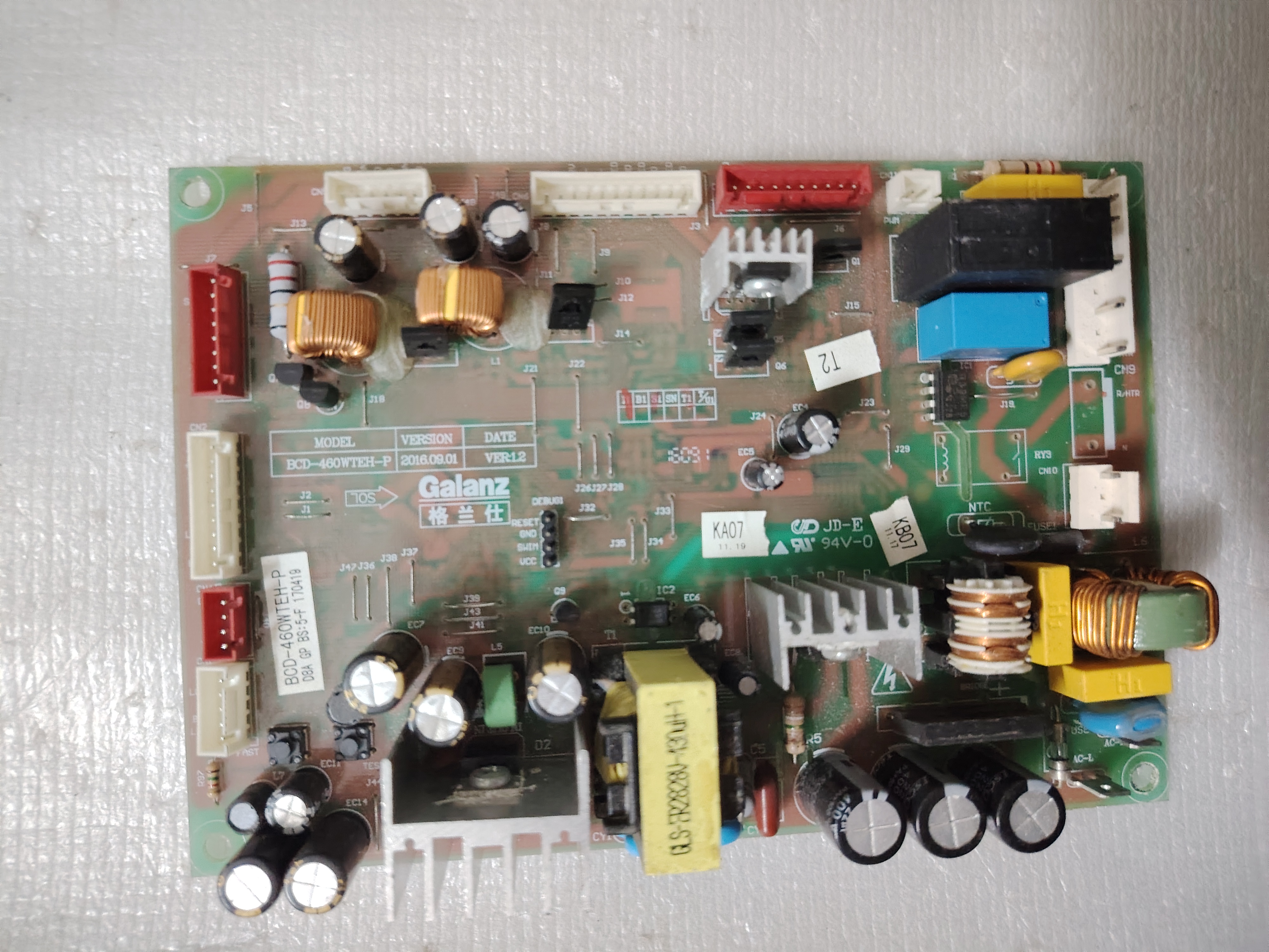 适用于格兰仕冰箱  BCD-460WTEH-P 主板  160419