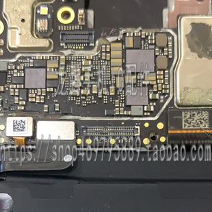 适用红米10X显示座 10XPRO主板连接尾插小板座子 电池触片排线扣